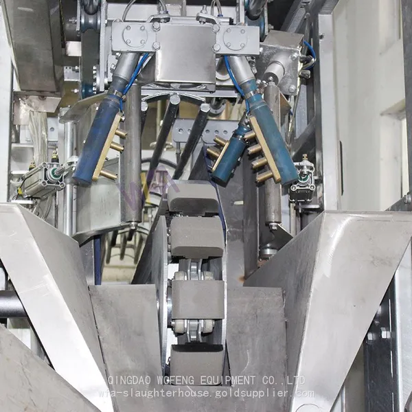 Complete Pig Abattoir Machine Three Points Electric Stunning Conveyor For Pig Slaughter Line photo-3