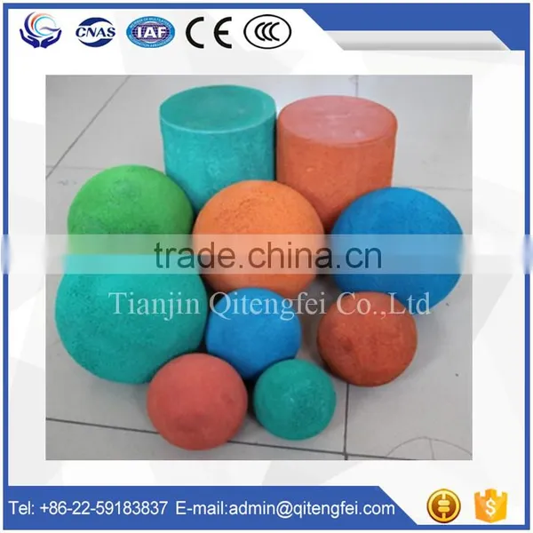 Concrete Pump Clear Rubber Bowling Ball photo-5