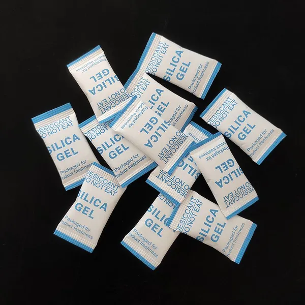 Customized Silica Gel Desiccant Bags 1g Small Packet Desiccant Moisture Absorber Beads photo-2