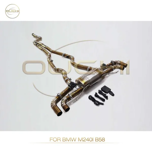 Exhaust Titanium Catback for BMW F40 M135i B48/M240I B58 G42/340I F30/330i G20/335i E92 Electronic Valve High-performance Automotive Exhaust Parts photo-2