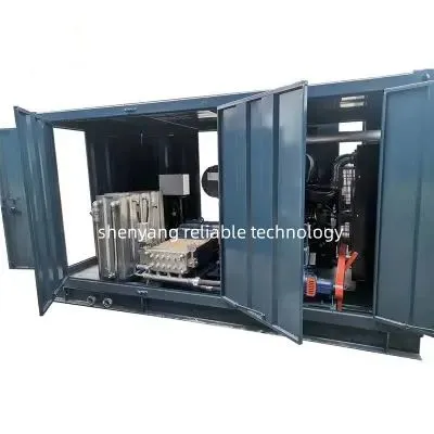 RELIABLE Machinery\'s Hot Sale Hydro Blasting Unit New High Pressure Cleaner for Rust Coating Removal Cold Water Cleaning Process
