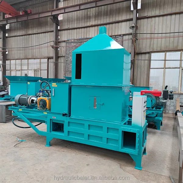 Agricultural Cattle and Sheep Feed Green and Yellow Storage Straw Baling and Briquetting Machine photo-5