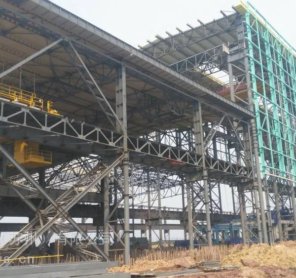 Grid Roof of Environmental Protection Thermal Power Plant in Quanzhou, Fujian. Steel Structure Grid Processing Factory for the Warehouse of High - Speed Railway Station in Fuzhou and Sanming photo-3
