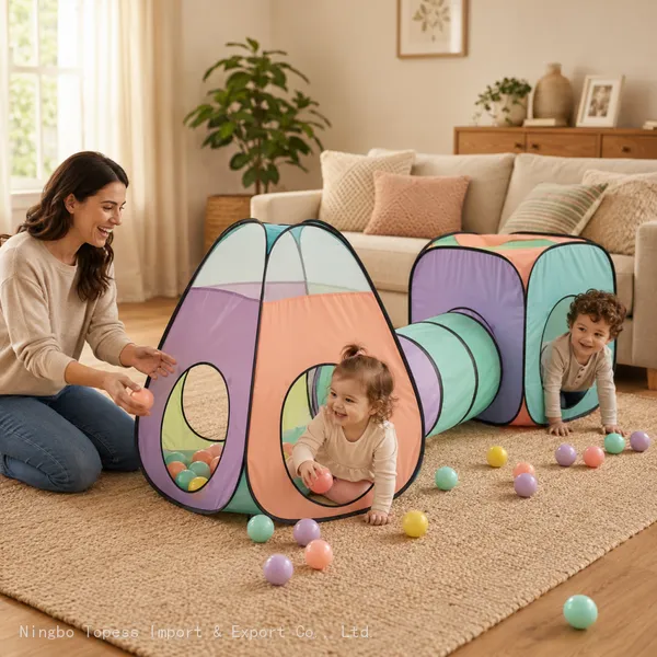 3pc Pop Up Children Play Tent : 1 Crawl Tunnel + 2 Tents : Kids Tents for Boys, Girls, Large Children Playhouse Ball Pit + Storage Case… photo-5