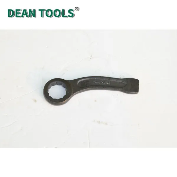 45# Steel Bent Striking Box Wrench, Size 17*150 mm for Heavy Duty Impact Applications photo-2