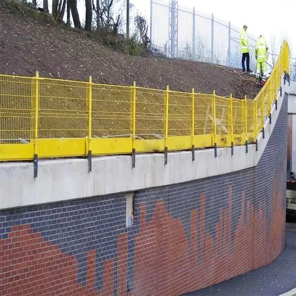 CE certified foundation pit guardrail construction site safety edge protection barrier fence