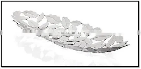 SHINY SILVER SERVING PLATTER