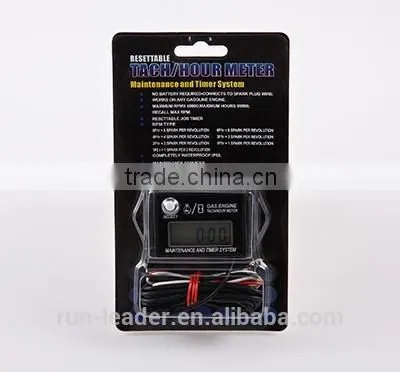 Digital Resettable Waterproof Inductive Tacho Hour Meter Used For Motorcycle,Marine,Boat,Snowmobile,Lawn Mower,Generator,Jet Ski photo-5