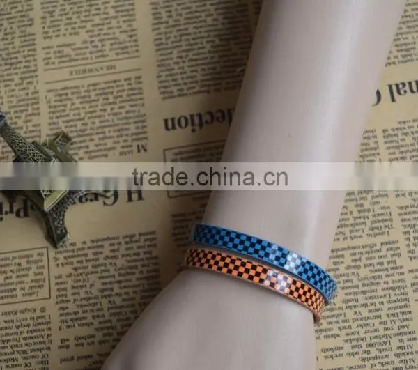 Mosaic and Dots Style PU Leather Bracelet photo-2