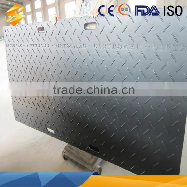 HDPE Black Two Sides Textured Traction Mats photo-3