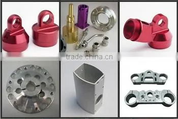 Hot Gold Anodized Aluminum Wire Cutting Part photo-2