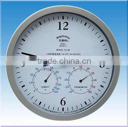 Thermo-Hygrometer with Clock TH-3B