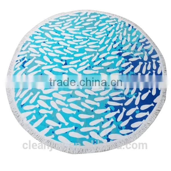 China Product Cheap Custom Round Towel Beach Quality Choice Most Popular photo-2
