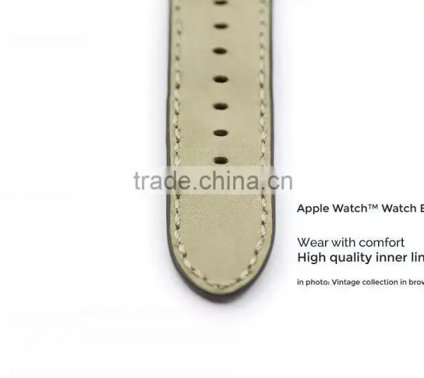 Original Kajsa Vintage Collection Genuine Leather Watch Band Wrist Strap For 42MM Apple Watch MT-3968 photo-3