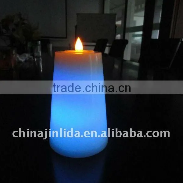 Flameless Candle,holiday Led Candle,scented Candle With Timer ,color Changing Led Candle,blow On/off photo-6
