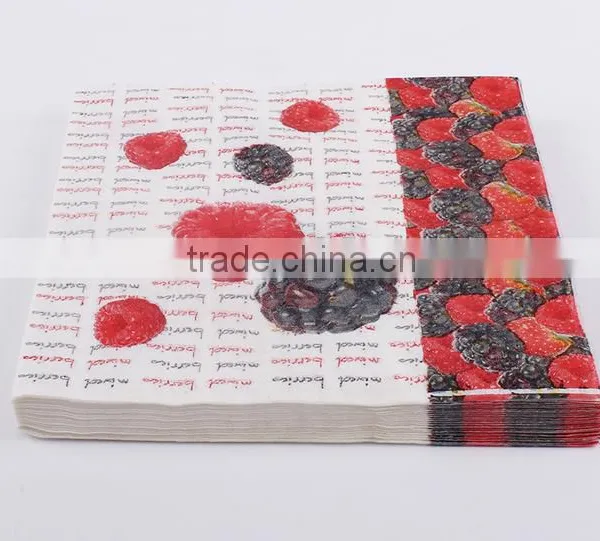 23x23 2 Ply& 3ply Color Solid Napkin Tissue Beverage Paper photo-3