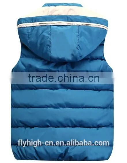 High Quality Winter Custom Padded Jacket Vest photo-6