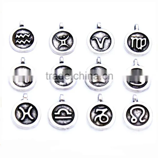 DIY Constellations Charms OEM Alloy Charms for Dresses Fashion Jewelry