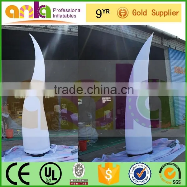 PVC led inflatable column /light pillar for advertising