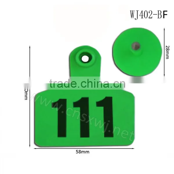 Plastic TPU Ear Tag With Metal Neil Male Tag WJ402-BF photo-4