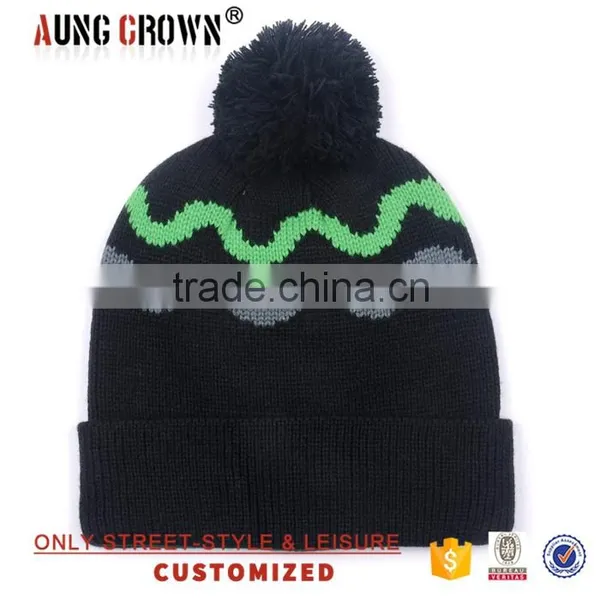 Custom Knit Beanie Hat no Pom photo-4