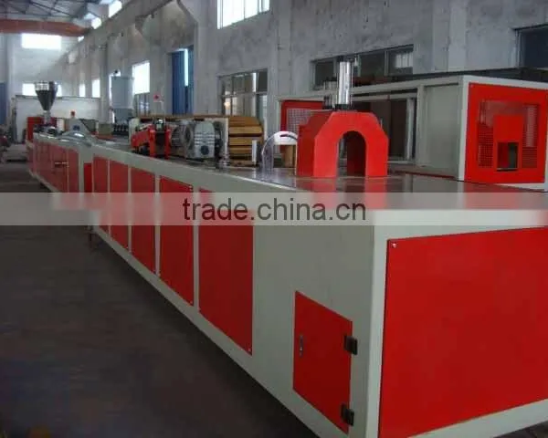 SJSZ-65/132 Conical Twin Screw PVC Window Profile Making Line photo-4