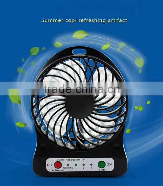 Plastic Air Battery Power Portable Cooling Travel Handheld Usb Small Mini Rechargeable Fan