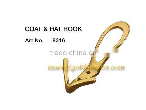 Coat & Hat Hook 8316