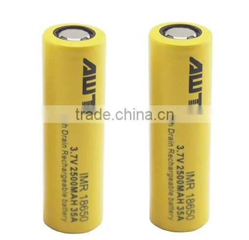 Aweite 18650 Battery Us18650gr 3.7v Icr 18650 Li-ion Rechargeable Battery photo-2