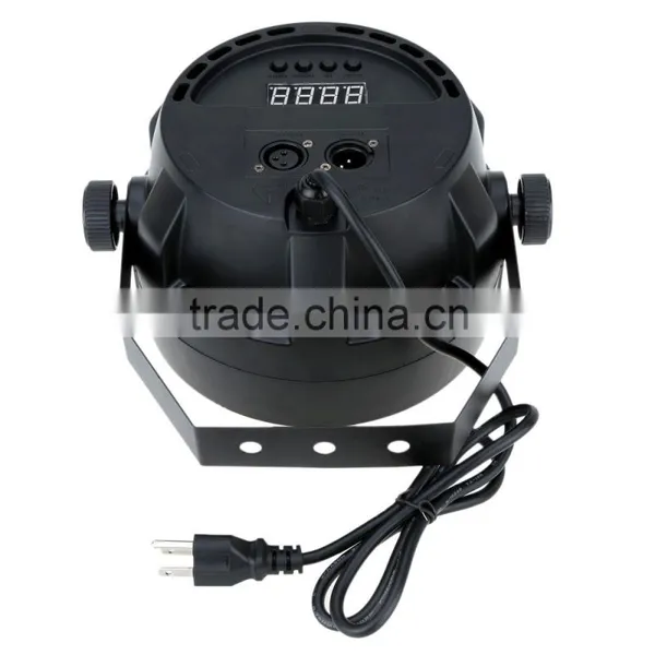 Professional 54W 54LEDs Stage Lighting Auto/Master/Slave/DM512 RGBW LED PAR Light Strobe 8 Channel Party Disco Show AC100 -240V photo-6