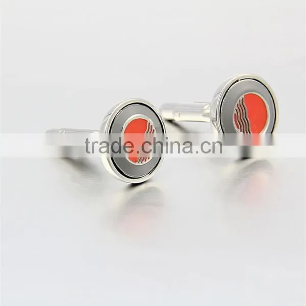 Fashion Accessories for Men Jewelry Stainless Steel Coin Cufflinks photo-2