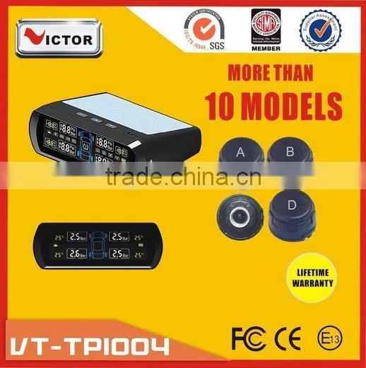 Hot Sell LCD Display Wireless Solar Power Car Tpms photo-2
