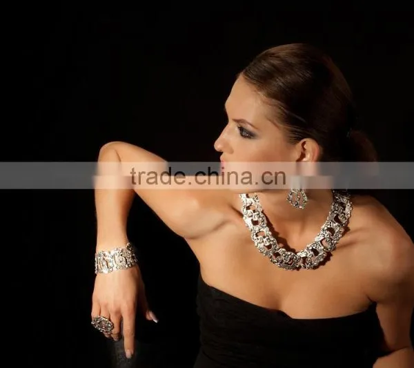 Top Quality Fashion Turkish Style Silver Plated Ring Hak 3502 photo-2