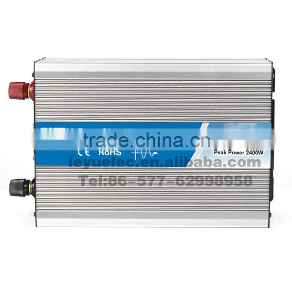 High Efficiency 1200W dc to ac 12V/24V Input Pure Sine Wave Power Inverter photo-3