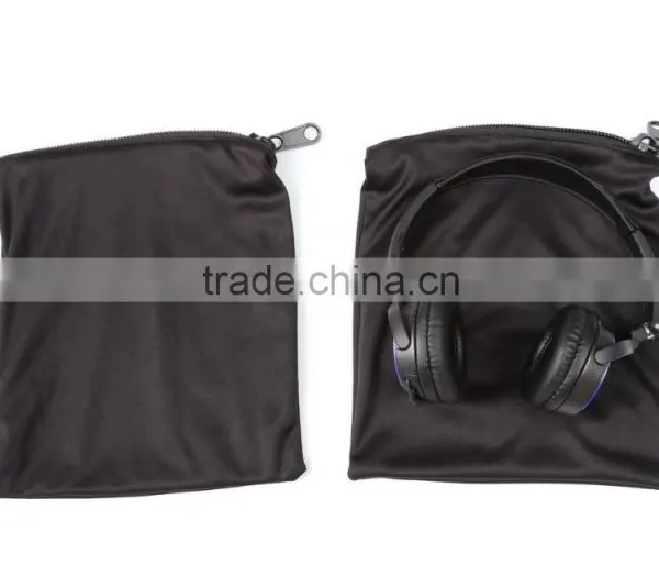 Headphone Earphone Winding Wire Accessories , Purpose Zipper PU & EVA Case Pouch photo-2