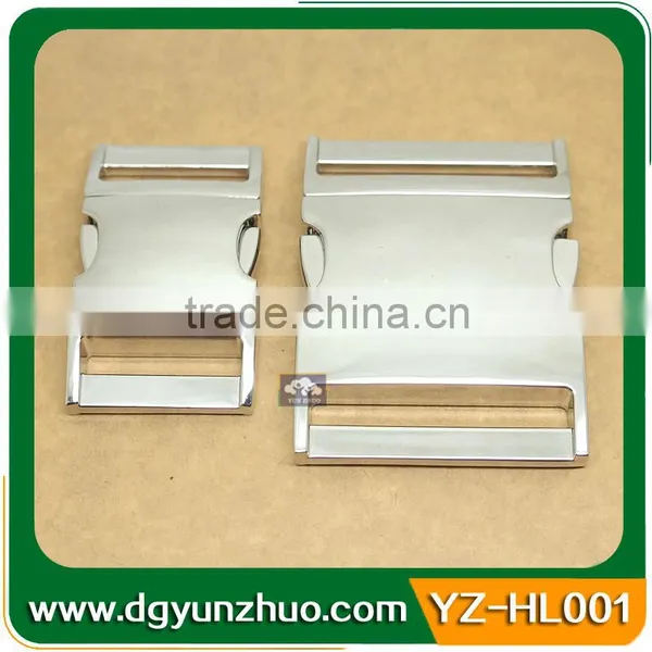 Wholelsale Pet Collar Buckle, Curved Metal Buckle for 40mm Webbing