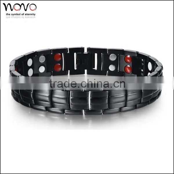 Latest Design Fashion 316 Stainless Steel Blood Pressure Magnetic Bracelet photo-2