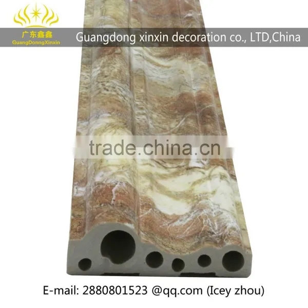 2016 Hot Sale Elegant Home Decor Interior Decorating Molding Stone Plastic Trim Moulding Line photo-2