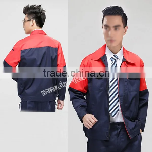 Custom Wholesale Mens Safety Factory Work Clothes Workwear Uniforms Industrial Uniform