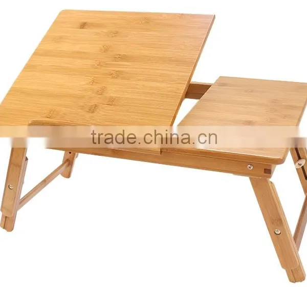Bamboo Laptop Table /Bamboo Notebook Computer Desk photo-2