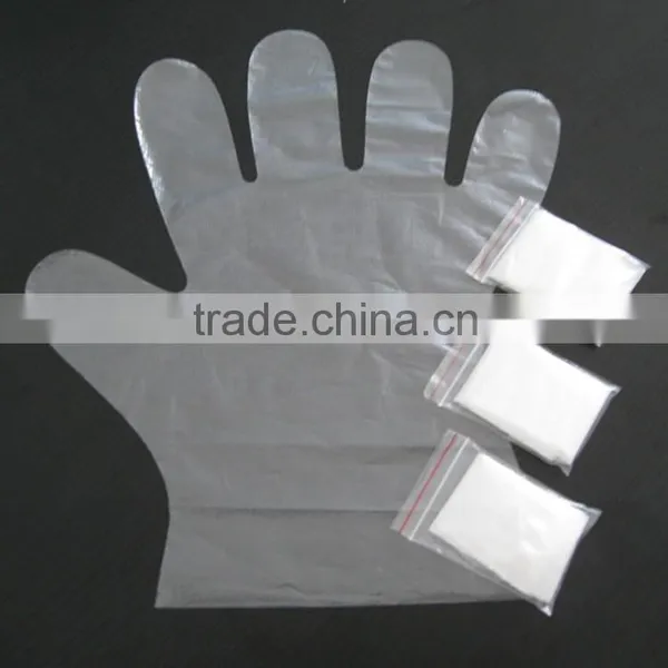 PE Glove Pairs Folded pe Glove