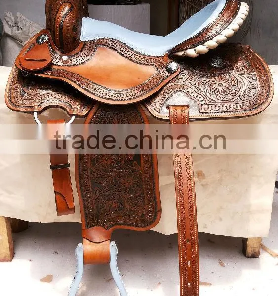 Western Saddle on Best Indian Leather