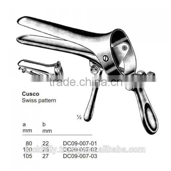 105 x 27 mm Cusco Swiss Pattren Gynaecology Specula photo-5