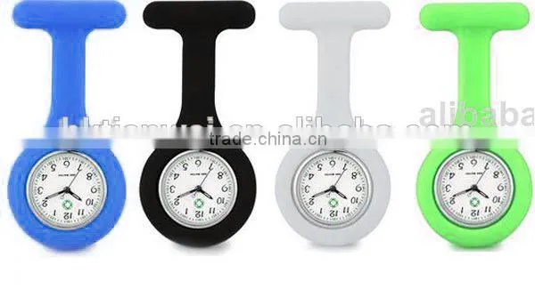 Hot Sale and Fashion New Silicone Nurse Watch With Many Colors Fob Price