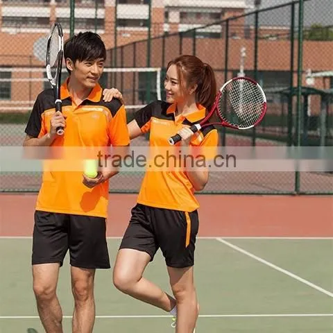 Customized Sexy Tennis Uniforms Cuted Couple Polo Shirt Design,Tennis Training Jerseys photo-5