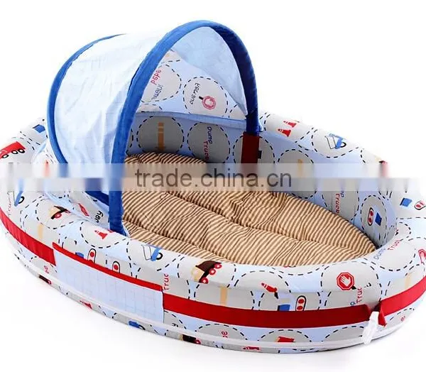 High Quality Fashion Design Baby Travel Carrier Bassinet Baby Playpen Bassinet Foam Folding Baby Bassinet