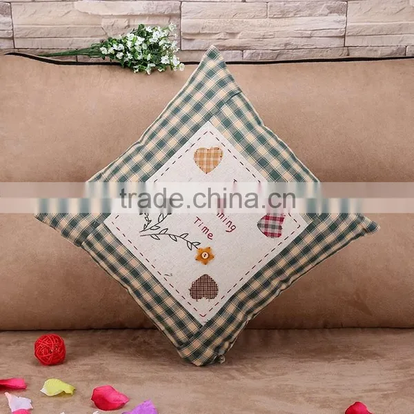 Personality Cartoon Embroidered Cushion Cover Sofa Chair Head Pillow photo-2