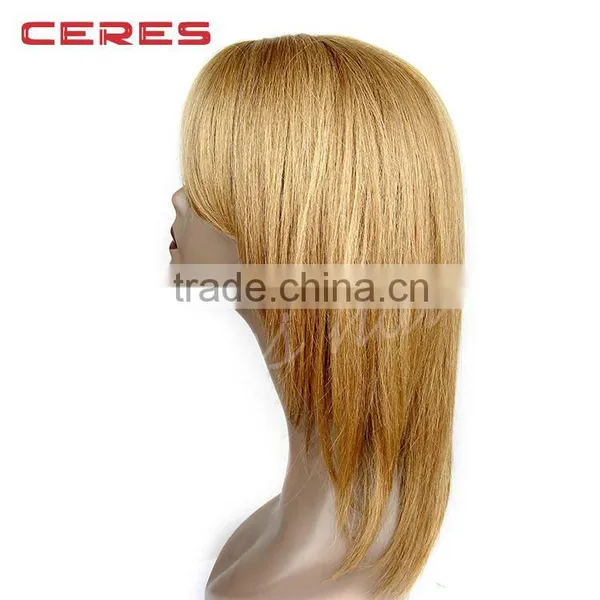 Ceres Factory Wholesale Platinum Blond Hair Wig Virgin European Blonde Hair Wig photo-2