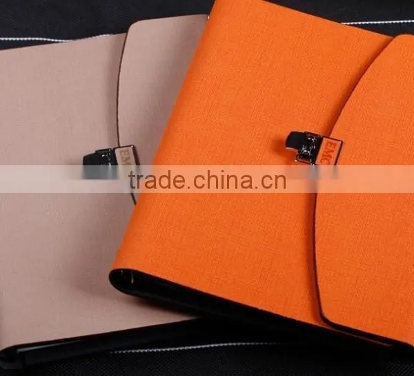 Office Suppliers Leather Notebooks and Pen Set photo-3