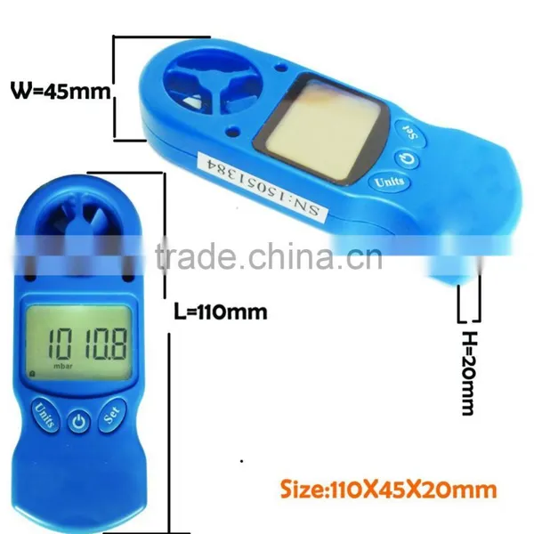 Multifunction Humdity Temperature Dew Point Heat Index Anemometer Air Flow ENVIRONMENT TESTER With Barometer Altimeter TL-302 photo-5